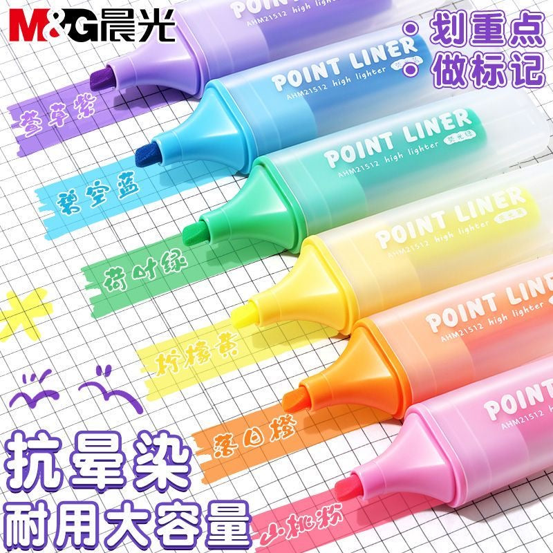 螢光筆 6色套裝