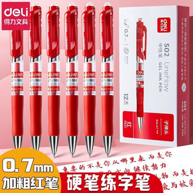 紅色批改筆 12支裝
