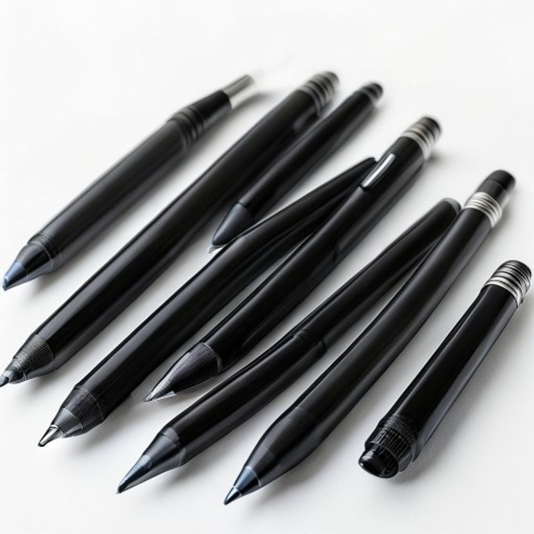 0.5mm辦公簽字筆 12支裝｜無品牌白底商品圖｜DKEY香港辦公用品